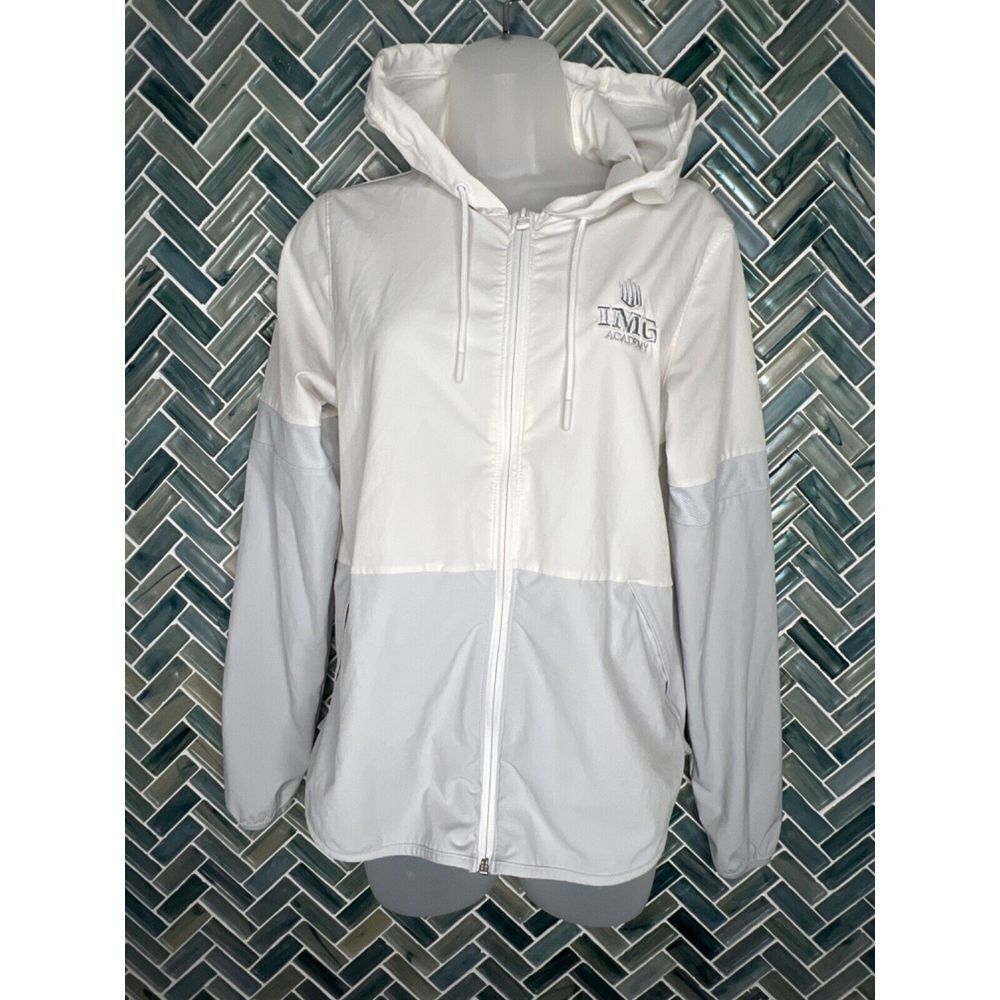 WOMENS UNDER ARMOUR UA SQUAD WARM UP FULL ZIP JACKET LT GRAY IMG ACADEMY SMALL‎